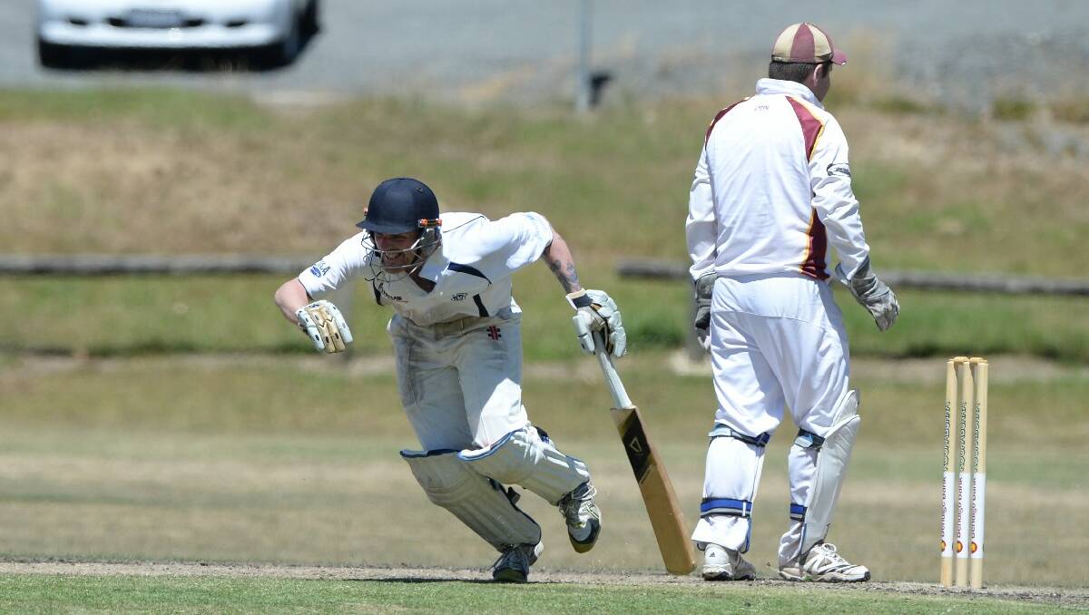 Cricket - Mt Clear v Brown Hill. Les Sandwith, Mt Clear. PIC: KATE HEALY