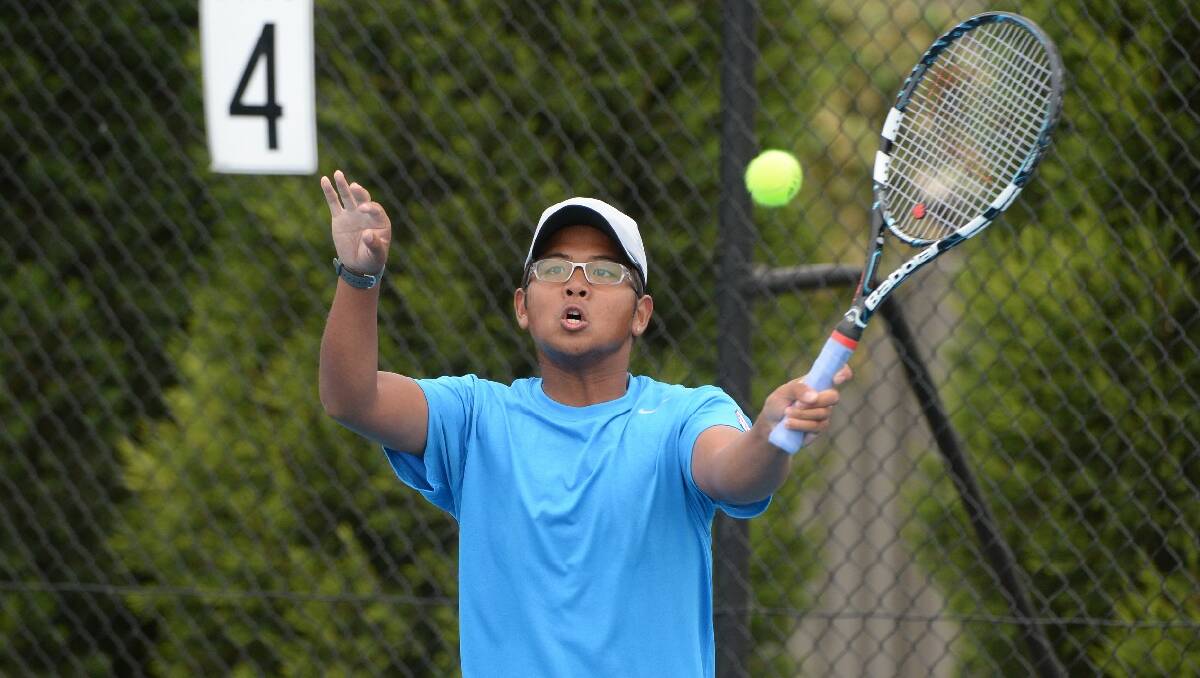 Ballarat Open Gold AMT Tennis Tournament. Marlino Pascual. PIC: KATE HEALY