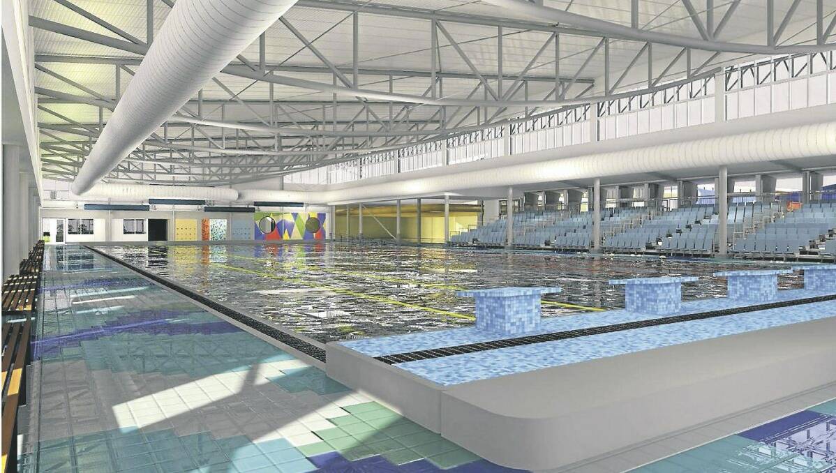 NEW LOW: Ballarat City Council has approved a depth change to the planned 50-metre indoor pool at the Ballarat Aquatic and Leisure Centre. 