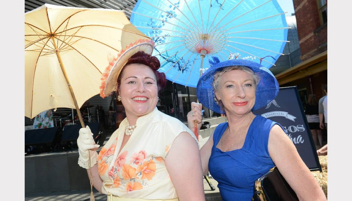 Rouge Noir  (Melbourne) and Joanne Rolfe (Narrandera). PICTURE: KATE HEALY.