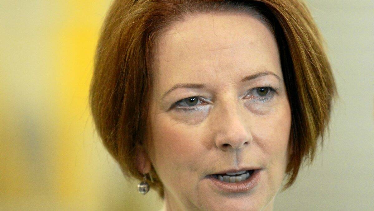 Prime Minister Julia Gillard announced details of the Royal Commission, this afternoon. FILE PHOTO