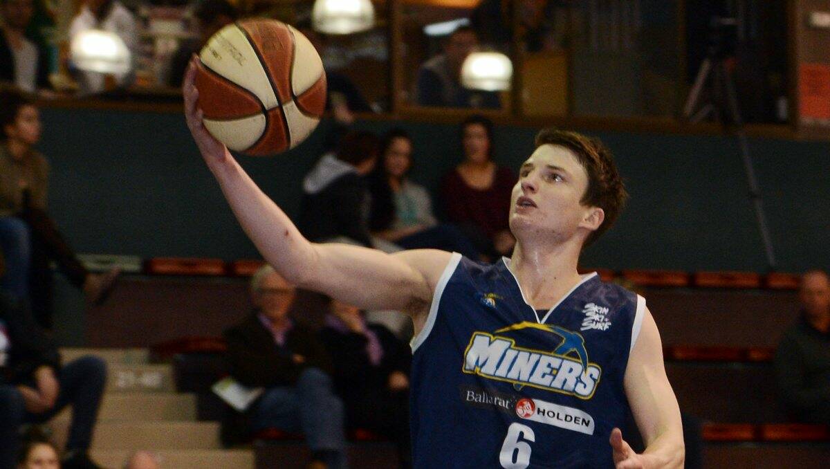 OPPORTUNITY: Shaun Bruce in action for the Ballarat Miners. PHOTO: KATE HEALY.