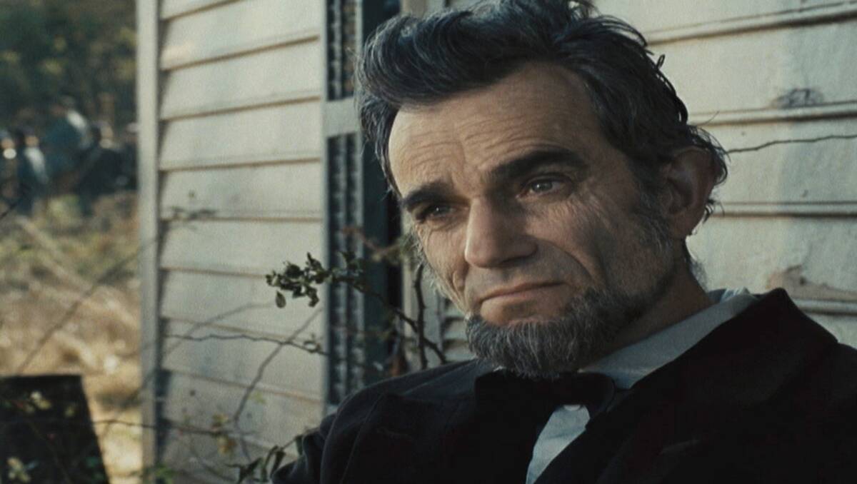Daniel-Day Lewis in a scene from Lincoln.