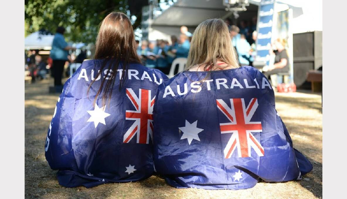 Australia Day at the lake. PICTURES: ADAM TRAFFORD.