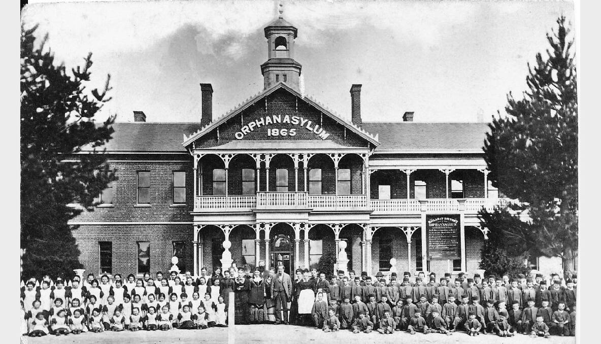 Children at the Ballarat Orphanage.SOURCE: GOLD MUSEUM, SOVEREIGN HILL.