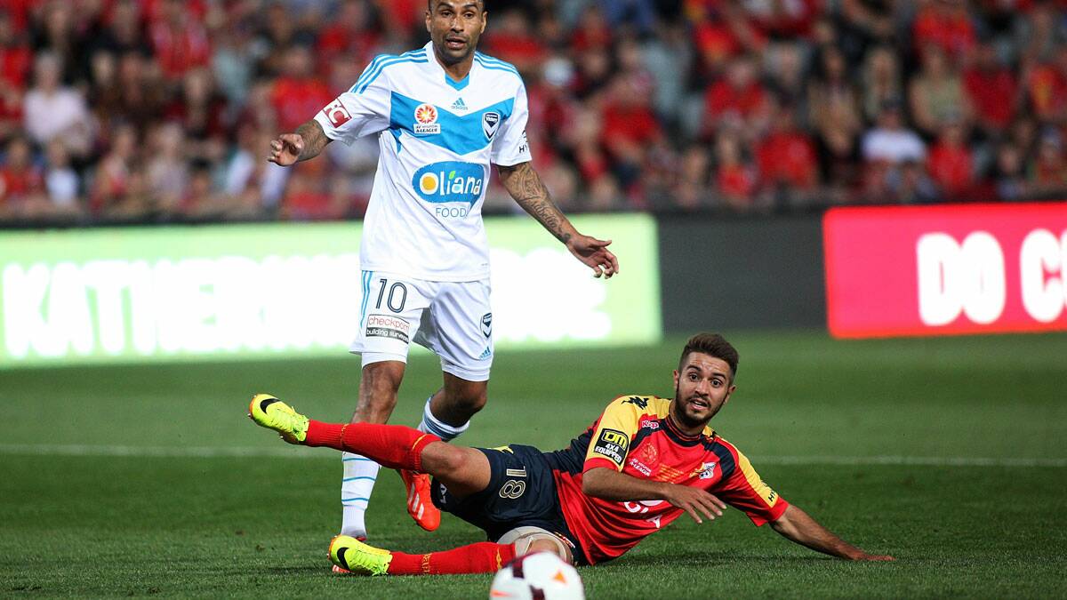 A-LEAGUE: Adelaide United v Melbourne Victory. Photos Getty Images. 