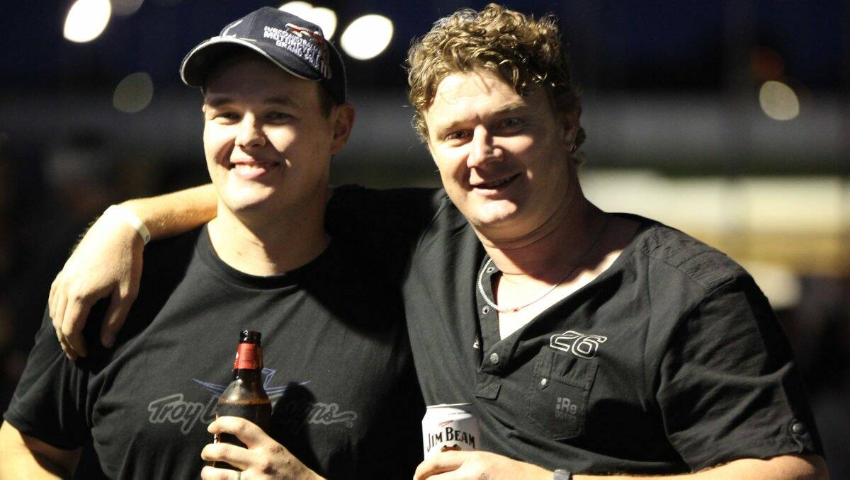 Damian Clark and Dave Elsey at the 2011 Ballarat Cup. PICTURE: ADAM TRAFFORD