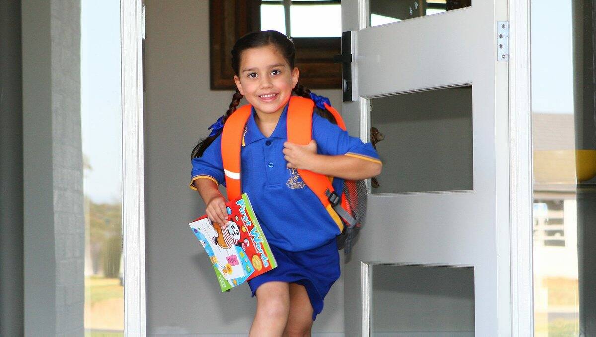 The first day of school is an exciting and sometimes sad time for all. PICTURE: FILE