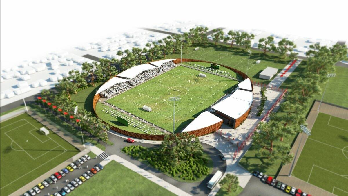 Which Asian Cup team do you want based in Ballarat? Vote below. FILE PIC OF BALLARAT REGIONAL SOCCER FACILITY PLANS