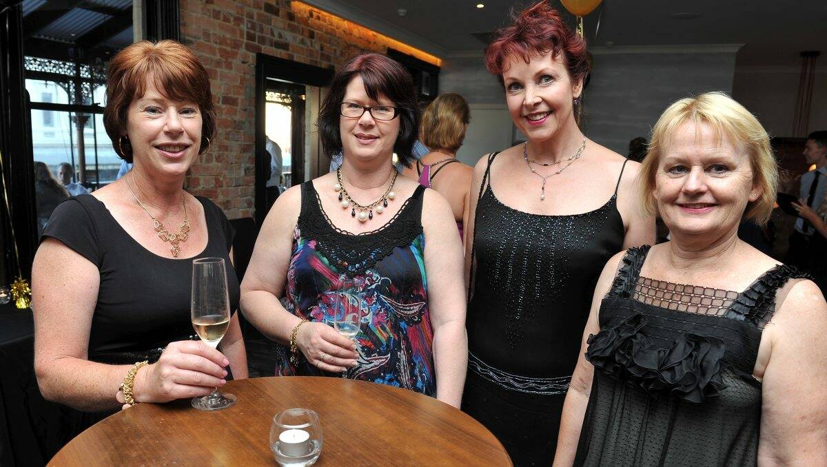 Anne Williams, Lee-Anne Lederer, Wendy Sims, Karen Landers at Jackson and Co's first birthday.
