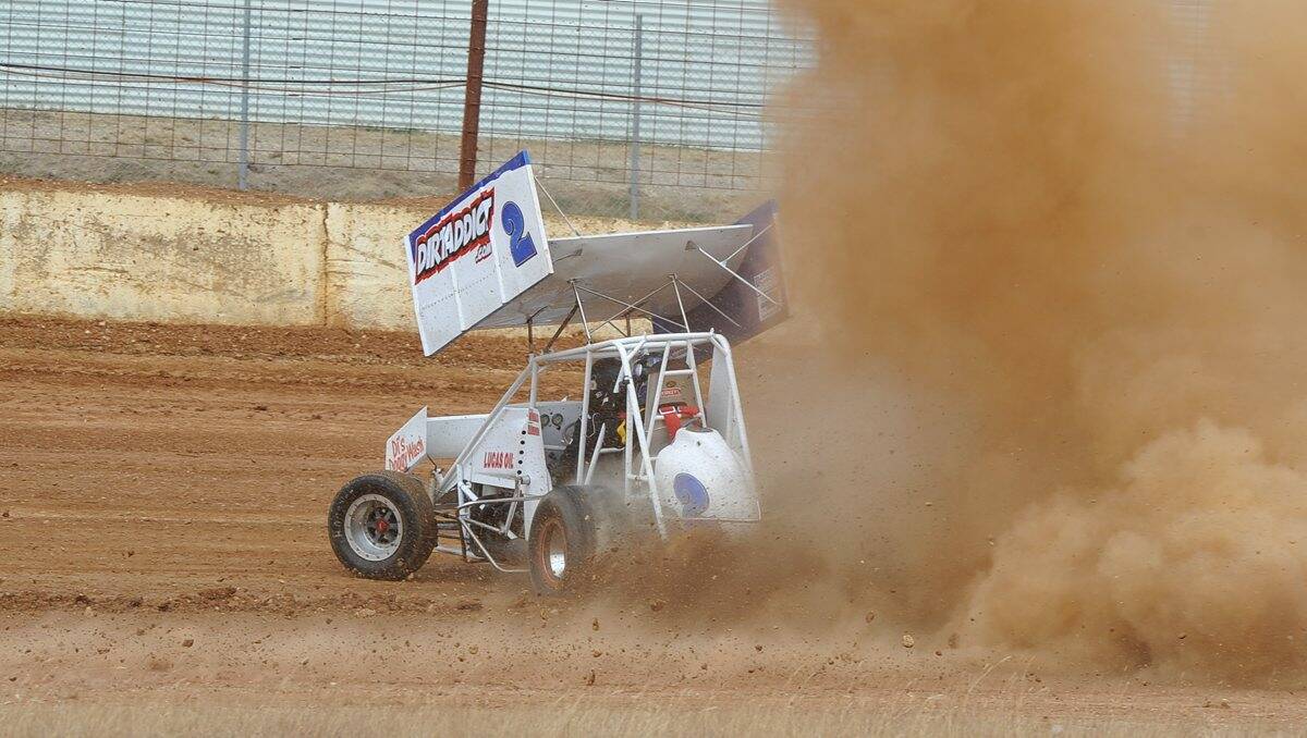 Sprintcars are described as the "Formula One of dirt". PIC: Lachlan Bence