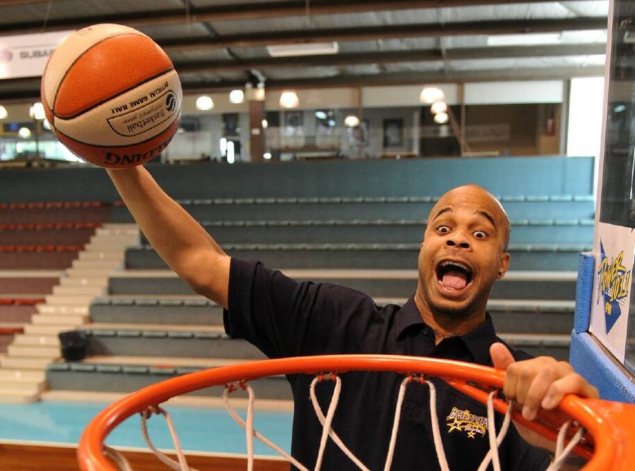 American Basketball player Roy Booker has arrived  to play for The Miners. Picture: Lachlan Bence