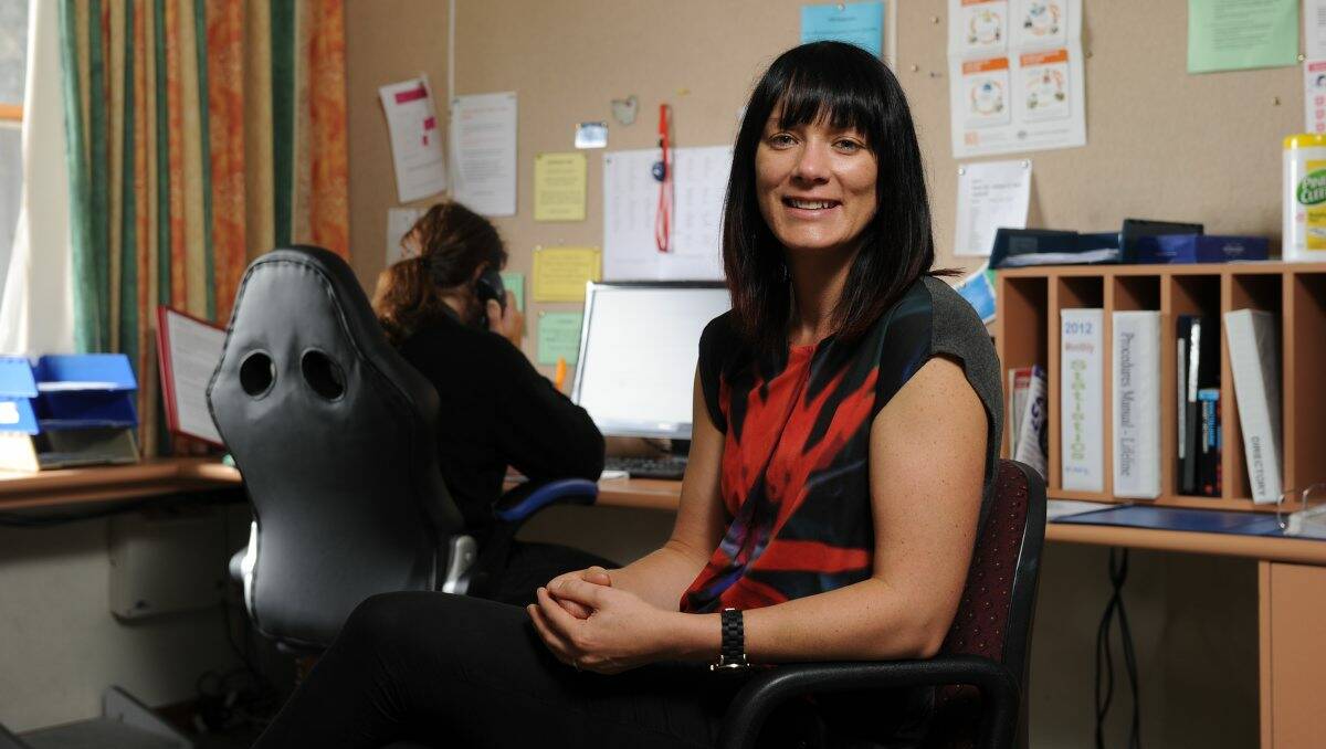 Kellie Dunn is calling for more volunteers for Lifeline Ballarat. PIC: Justin Whitelock