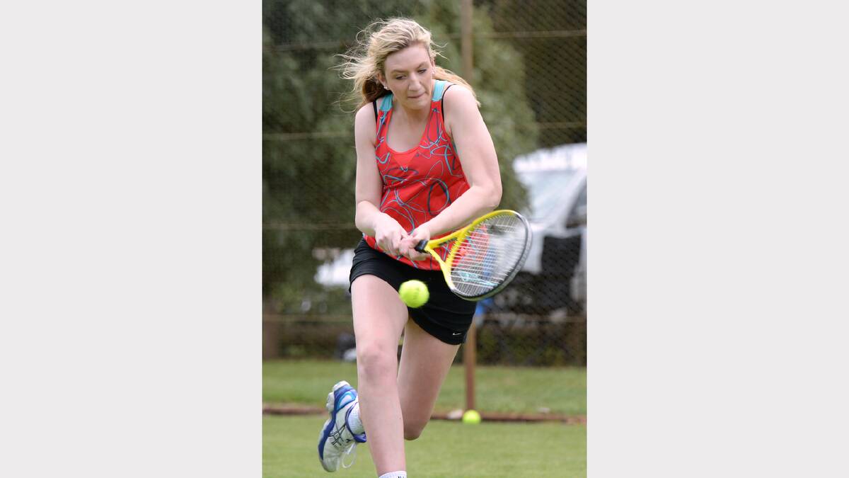 Sarah Bruce-Smith - Kingston White - Mt. Prospect Tennis Association Creswick A Grade Pic: Adam Trafford