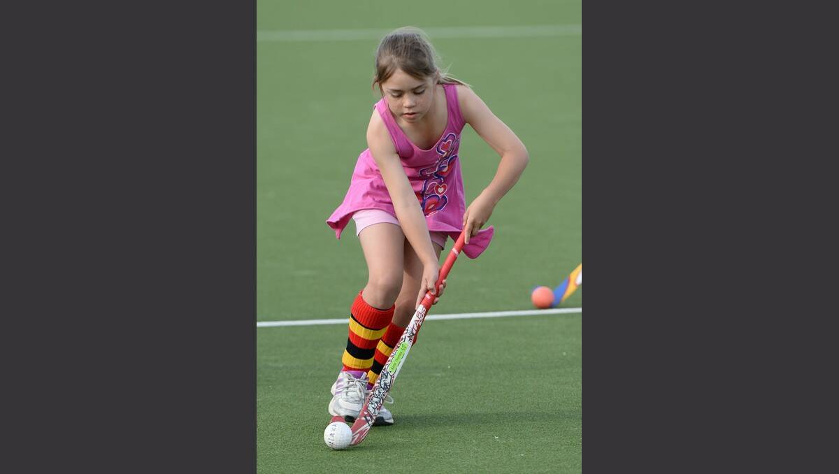 Kate Thomas - 8yo - Hockey Ballarat "Hook In 2 Hockey" @ POWP PIC: ADAM TRAFFORD