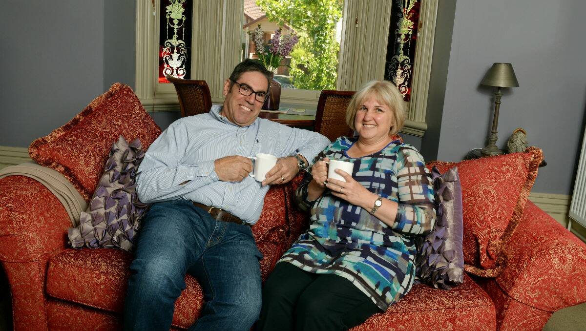 Steve and Jo Millard at their Victoria Avenue terrace Lumeah. PICTURES: KATE HEALY