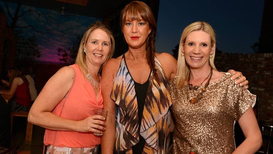 Sharon Thynne, Simone Heeney and Vicki Wilson at The George. PICTURE: KATE HEALY