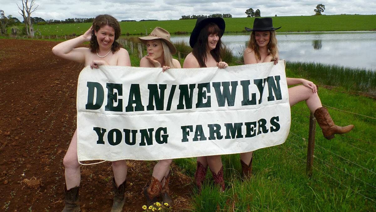 Hillary Menzies, Skye Vermaas, Olivia Guthrie and Simone Pedretti. PICTURE: DEAN-NEWLYN YOUNG FARMERS