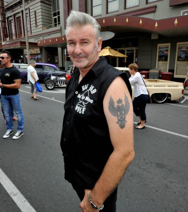 Goran Todorovic at the Ballarat Beat Rockabilly Festival. PICTURE: JEREMY BANNISTER