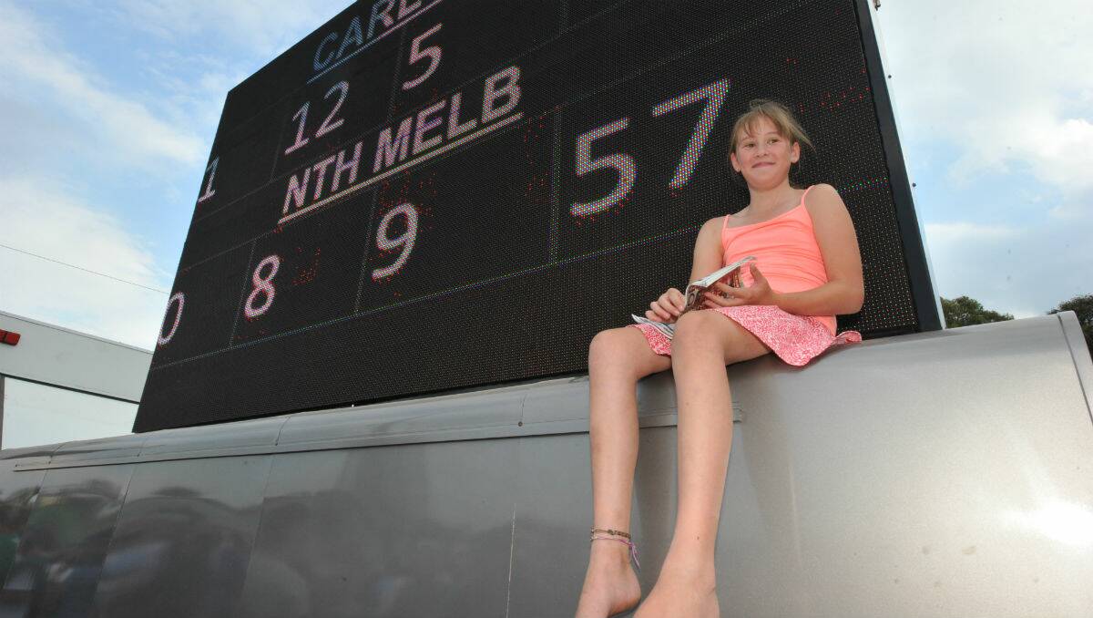 Kaeli O'Brien at Eureka Stadium. PICTURE: JEREMY BANNISTER