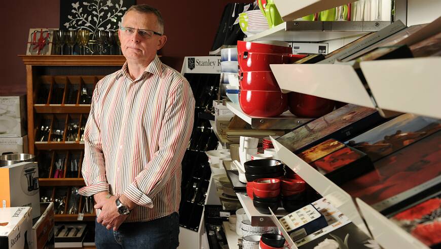 Inhabit Kitchenware and Gift Specialists owner Colin Hayes. PICTURE: JUSTIN WHITELOCK