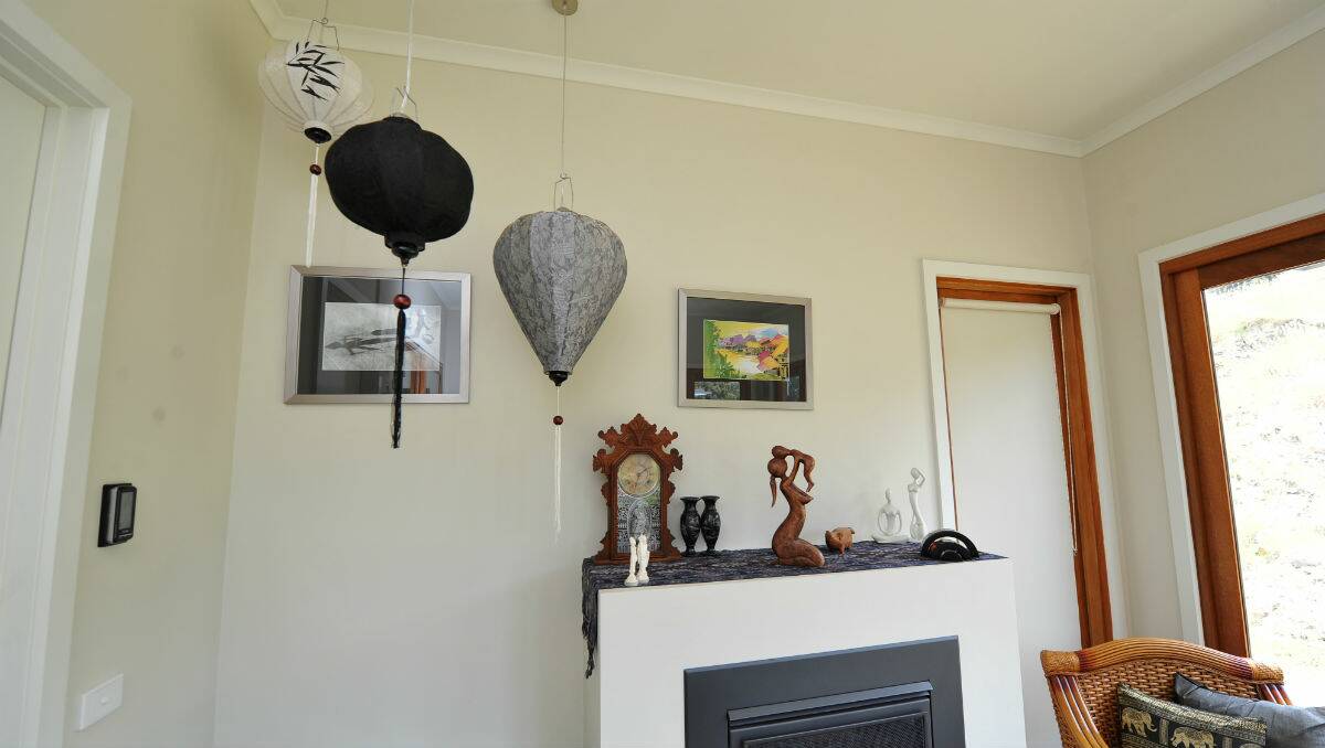Inside Debra and Geoff Dickson's energy smart Black Hill home. PICTURES: LACHLAN BENCE