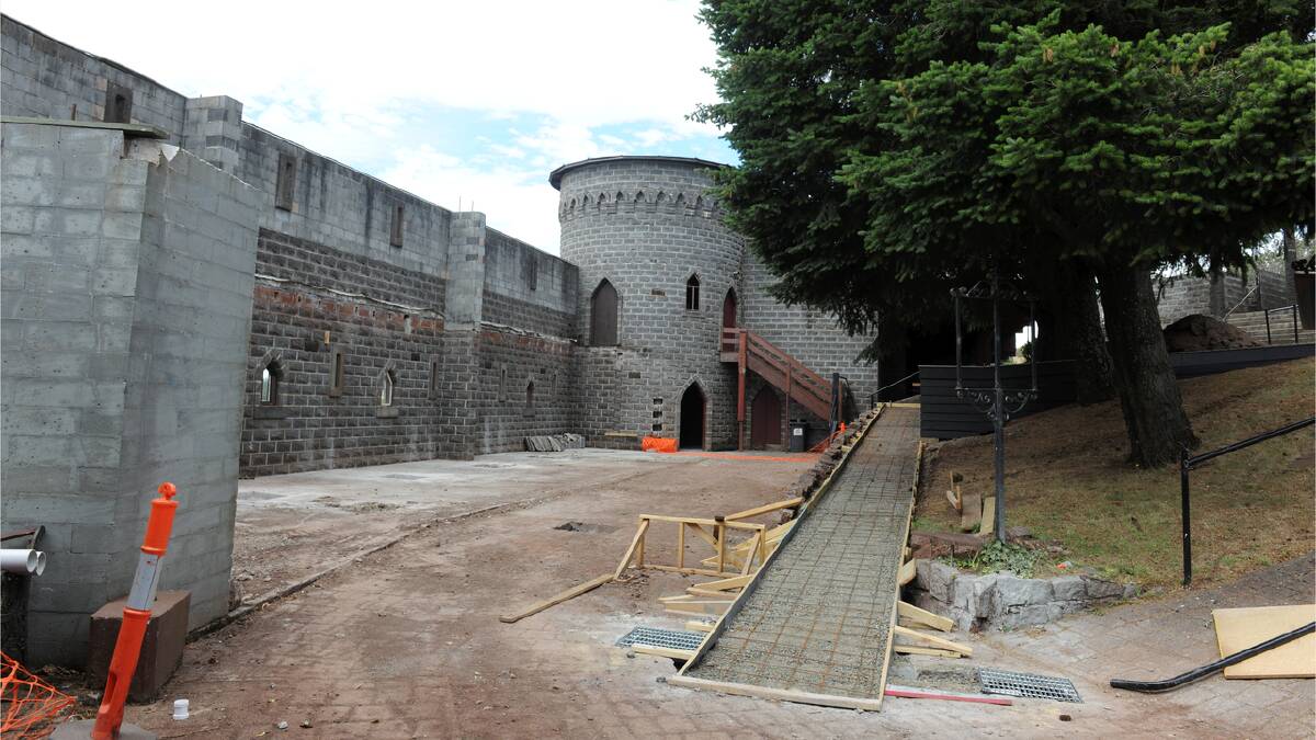 A first look at the new Kryal Castle. PICTURE: LACHLAN BENCE. 