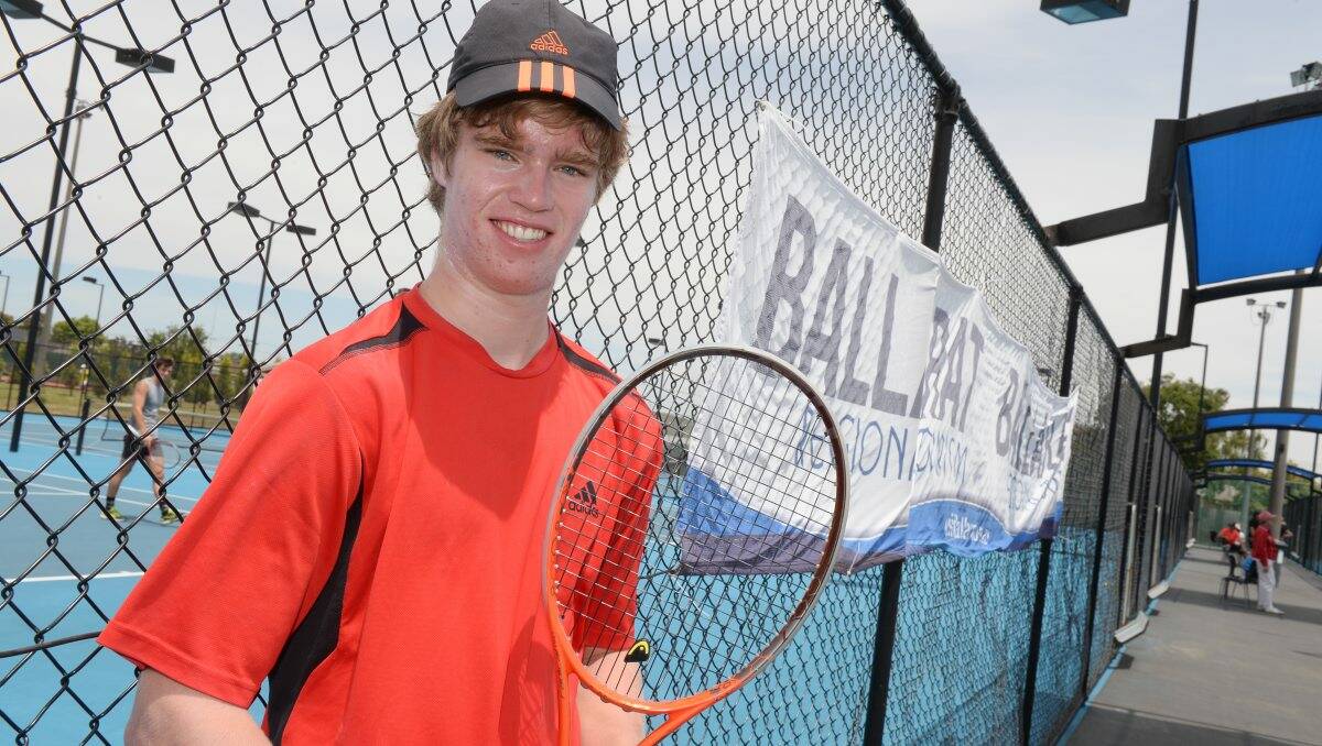 Ben Robinson will contest the consolation round today in the Ballarat Open Gold AMT. PICTURE: KATE HEALY 