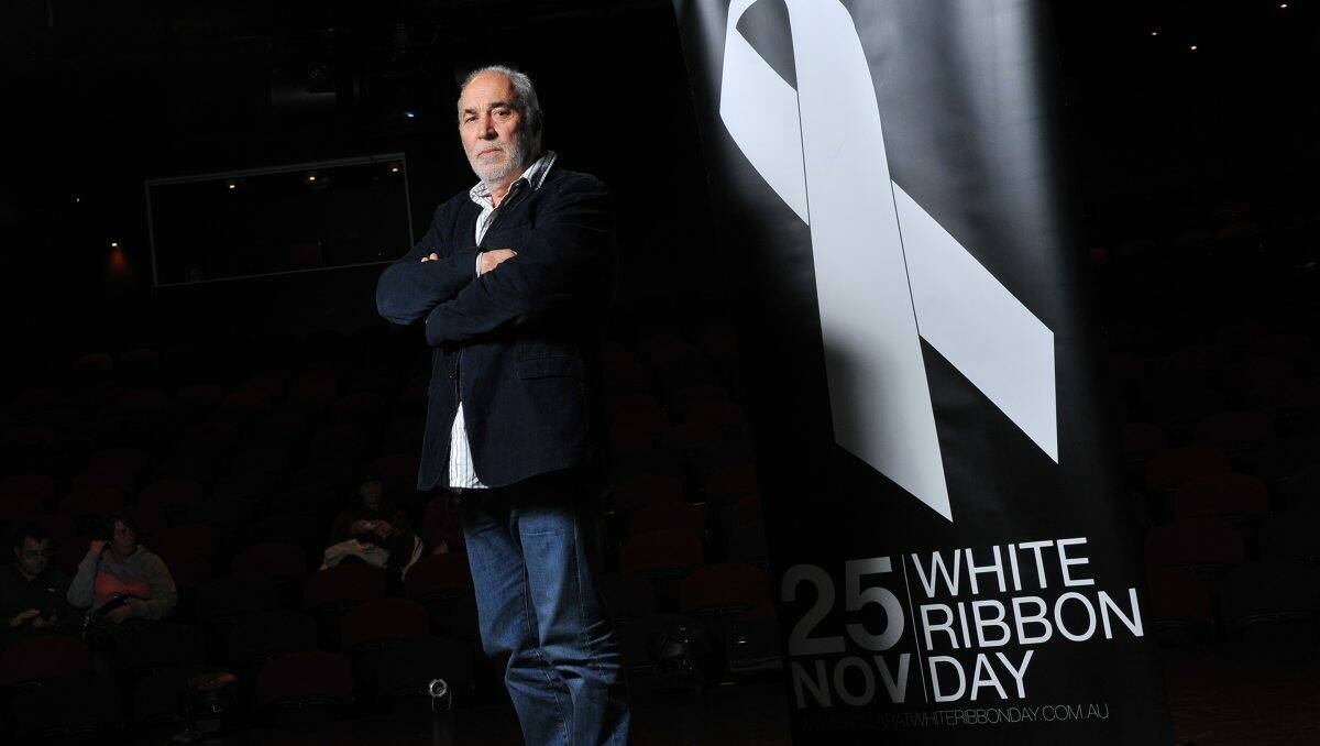 White Ribbon ambassador and campaigner Phil Cleary. 