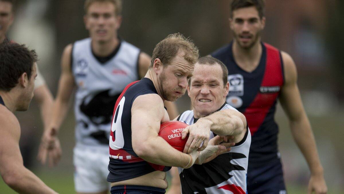 Steve Clifton displays his strength with North Ballarat Roosters.