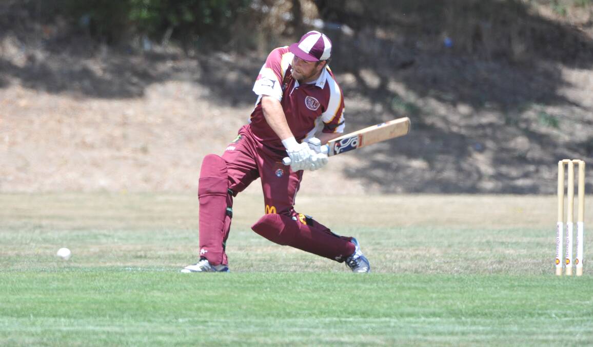 Ryan Knowles on his way 68 this afternoon. Picture - Lachlan Bence.