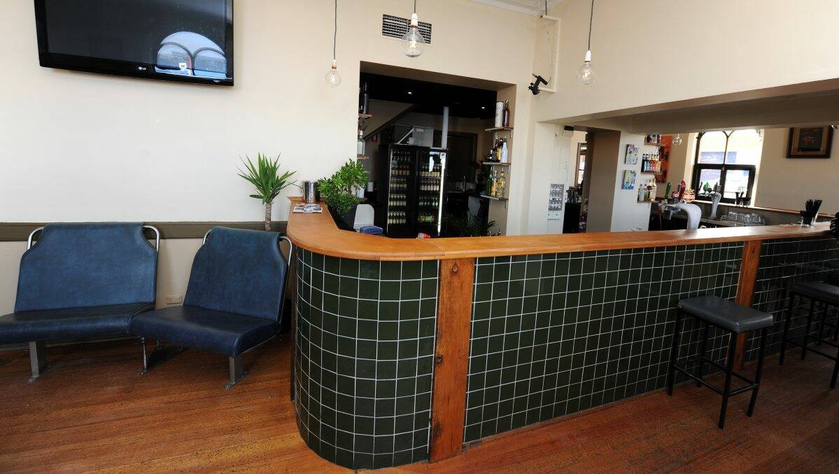 Inside The Front Bar, formerly The Bridge Hotel. PICTURE: LACHLAN BENCE 