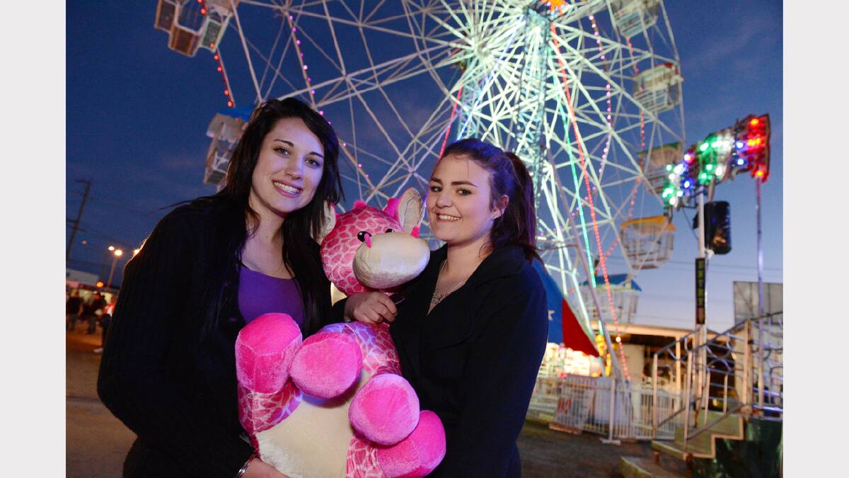 Jessica Meyer, 15 and Lana Kerney, 15, of Ballarat. PICTURE: KATE HEALY. 
