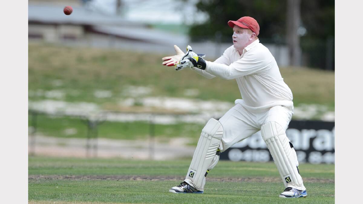 Cricket club firsts between Golden Point and Wendouree. Heath Pyke (Wen). PICTURE: KATE HEALY. 