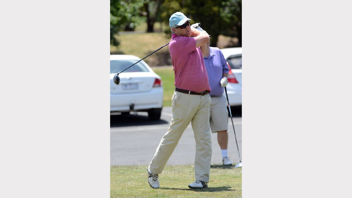 Tony Sutherland at Buninyong Golf Course. PICTURE: KATE HEALY. 