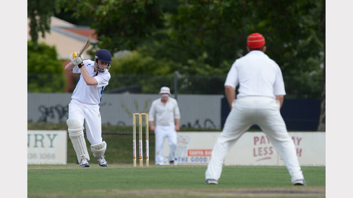 Cricket club firsts between Golden Point and Wendouree. DDaniel White (GP). PICTURE: KATE HEALY. 