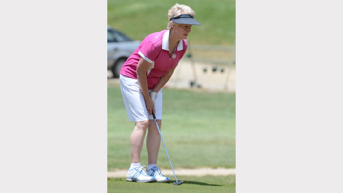 Annette Ciezki at Buninyong Golf Course. PICTURE: KATE HEALY. 