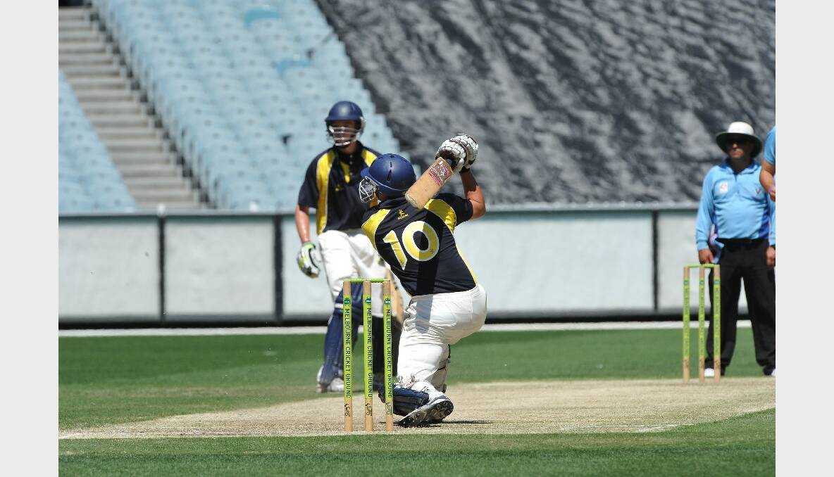 Victorian under-18 boys championship final at the MCG. Central Highlands v South East Bay Side Breakers. James Lidgett. PICTURE: LACHLAN BENCE