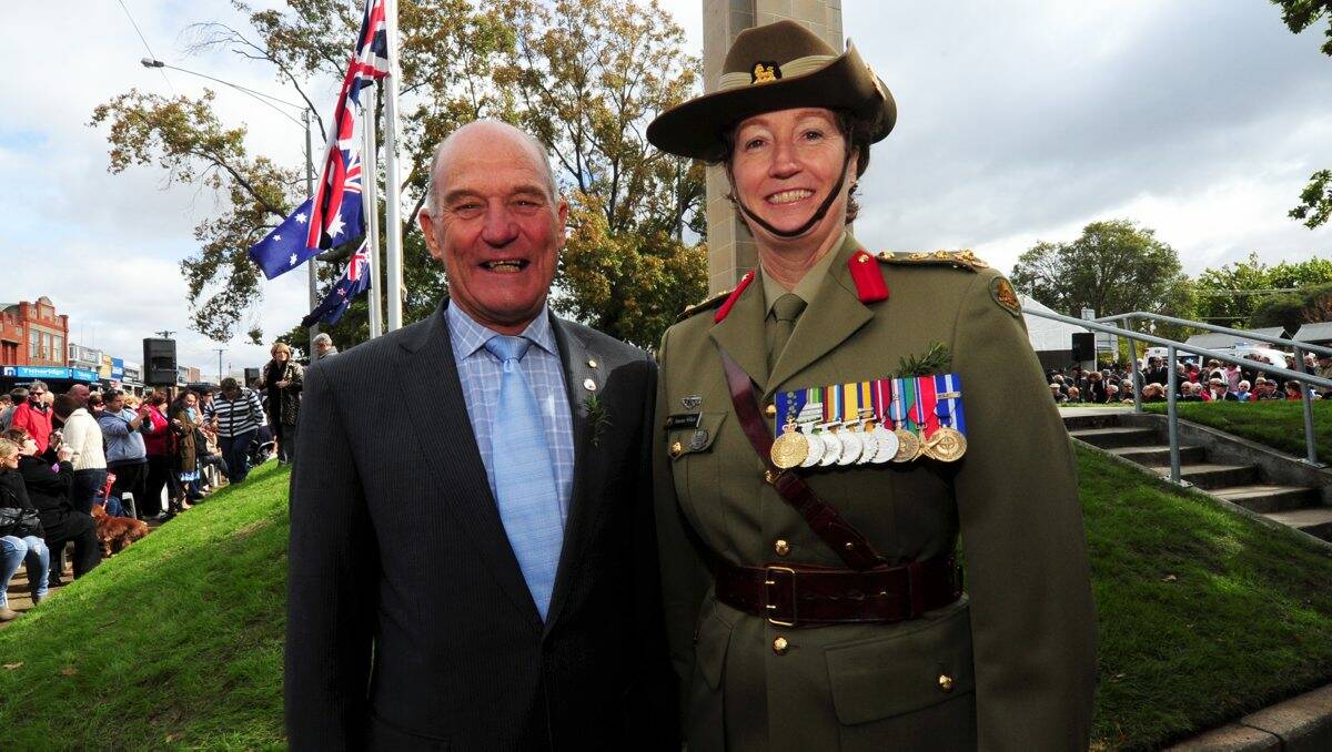 Brigadier Simone Wilkie, niece of Ballarat mayor John Burt, will soon be promoted to Major General and head the Australian Defence Force College. PICTURE: JEREMY BANNISTER