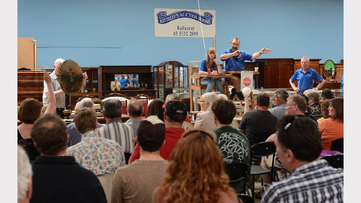 Furniture from the historic Glenholme mansion on Webster St was auctioned off on the weekend at Kittelty's Auction Rooms. PICTURE: ADAM TRAFFORD.