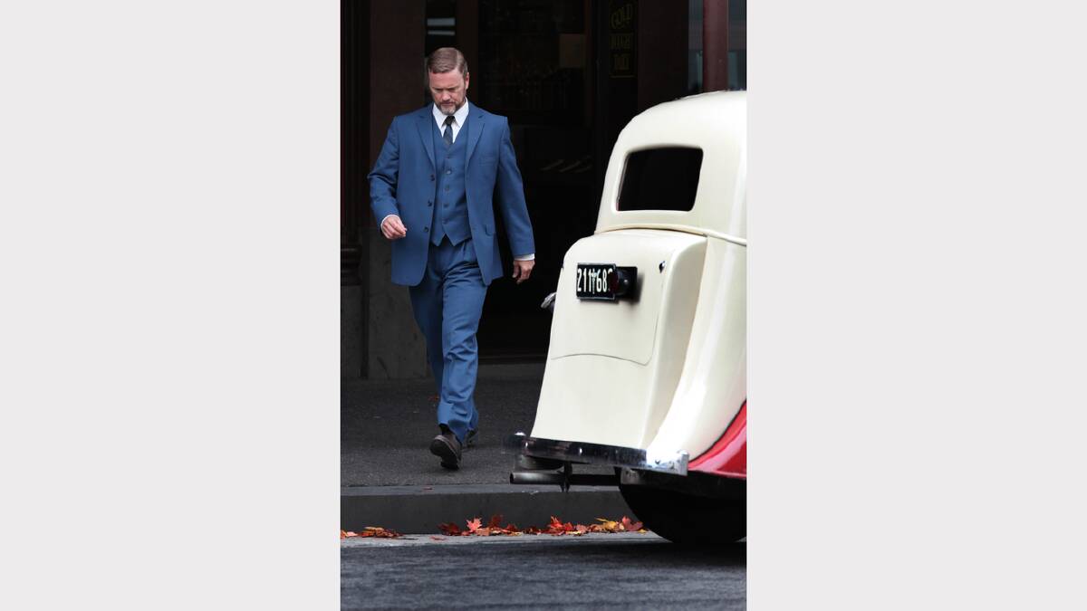 Filming continues in April in Lydiard Street. Series star Craig McLachlan. PICTURE: ADAM TRAFFORD