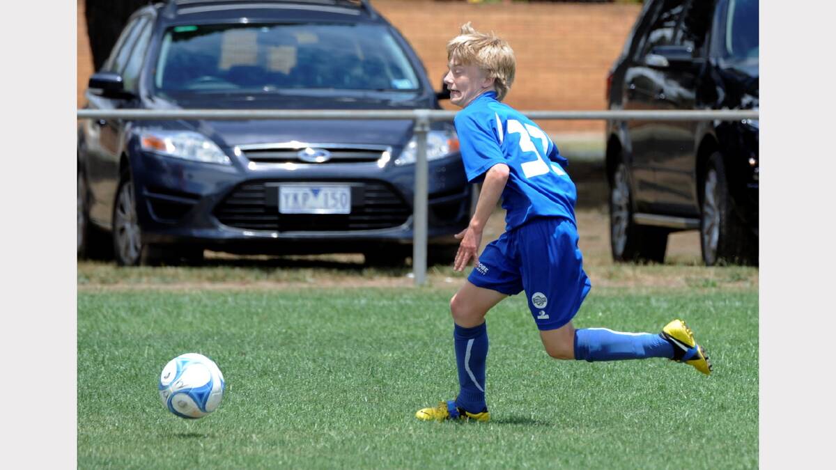 Thomas Cowling. 15/under boys: Strikers v Loddon Mallee. PICTURE: JEREMY BANNISTER.