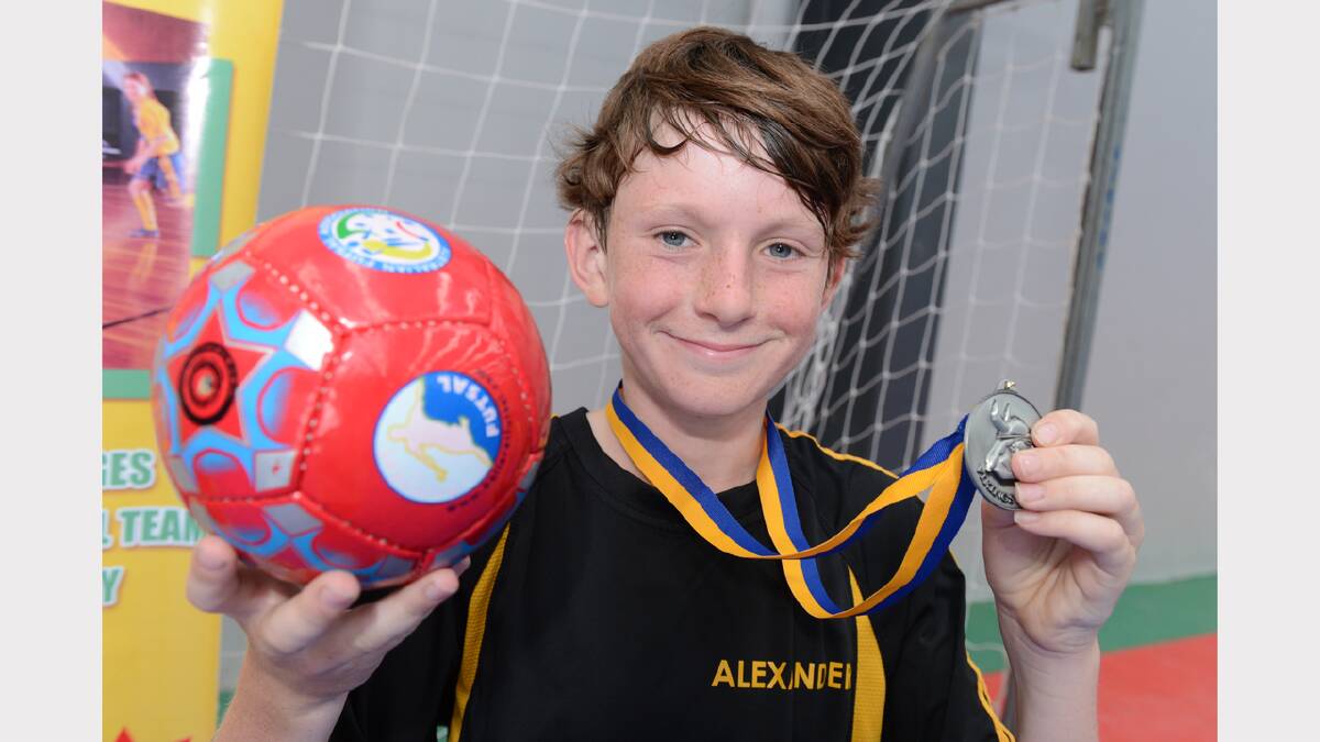 Alexander Baker (best on ground). Futsal grand finals. PICTURE: KATE HEALY. 