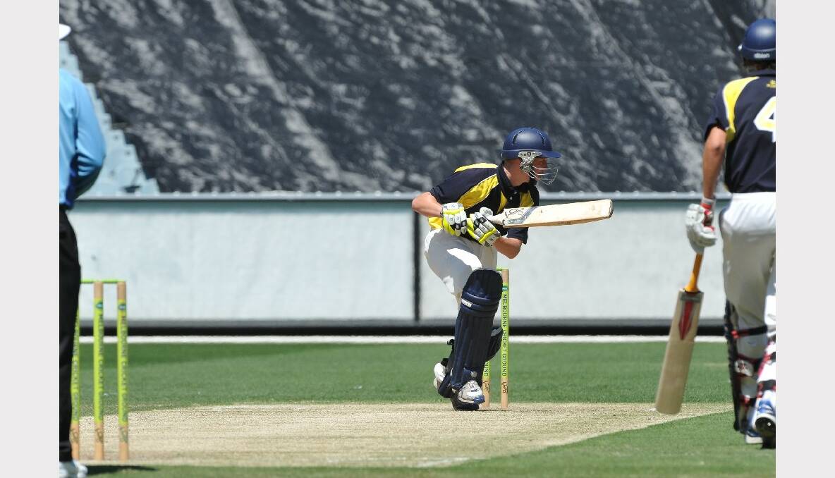Victorian under-18 boys championship final at the MCG. Central Highlands v South East Bay Side Breakers. Patrick McKenna. PICTURE: LACHLAN BENCE