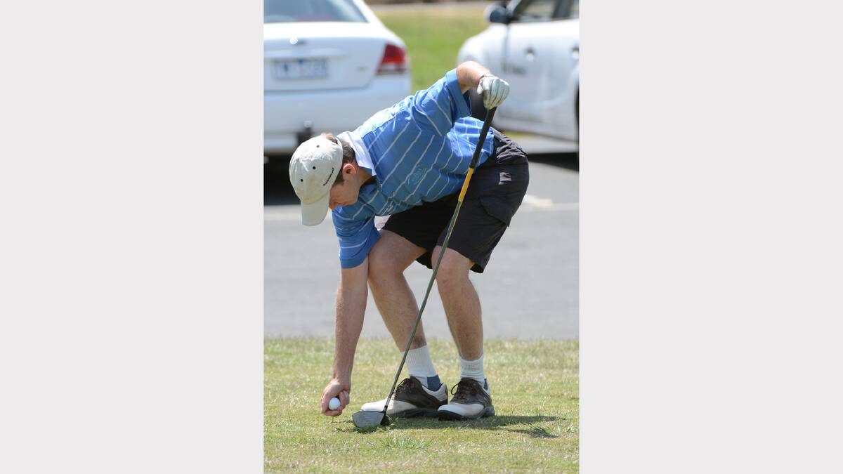 Kevin Carter at Buninyong Golf Course. PICTURE: KATE HEALY. 