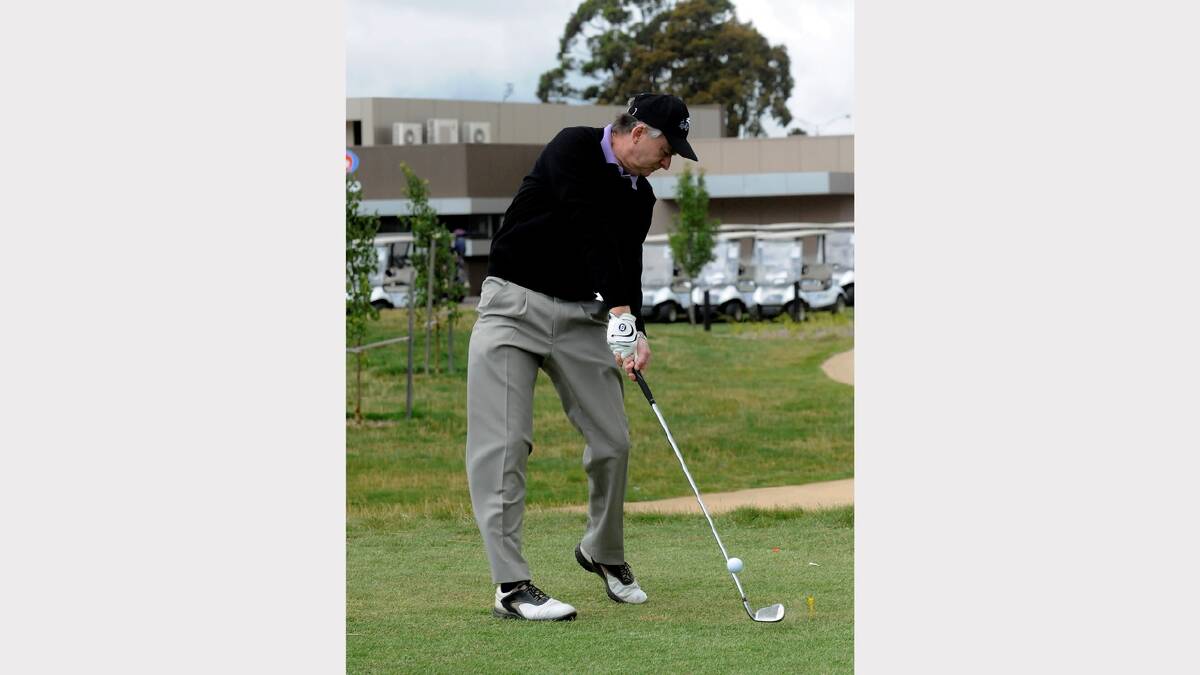 John O'Connor. Ambrose golf action at Ballarat Golf Club. PICTURE: JEREMY BANNISTER. 