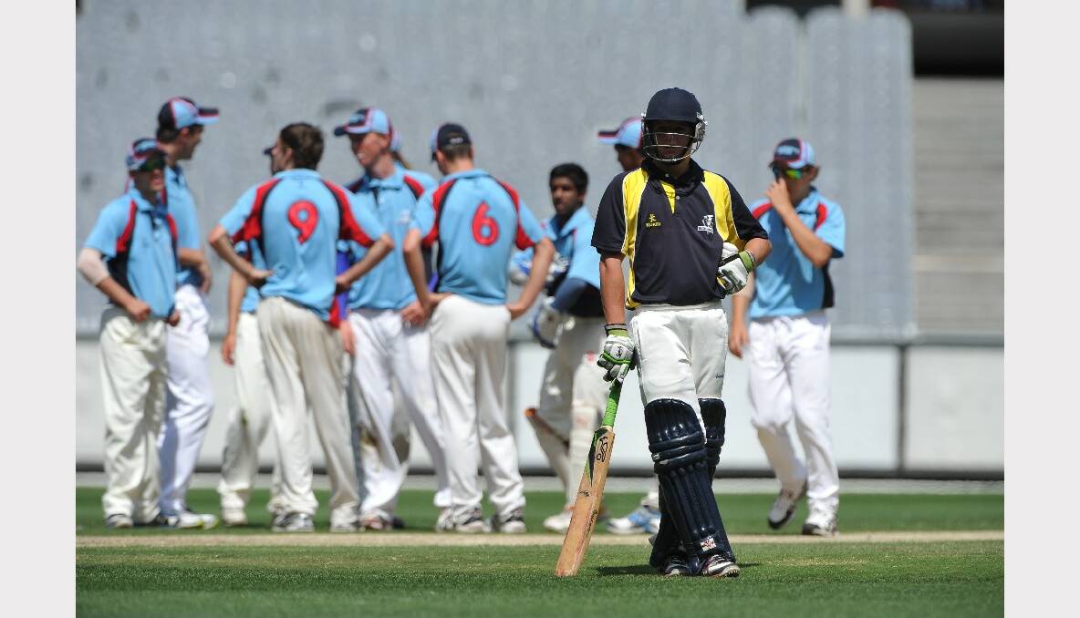 Victorian under-18 boys championship final at the MCG. Central Highlands v South East Bay Side Breakers. Jarryd Vernon. PICTURE: LACHLAN BENCE
