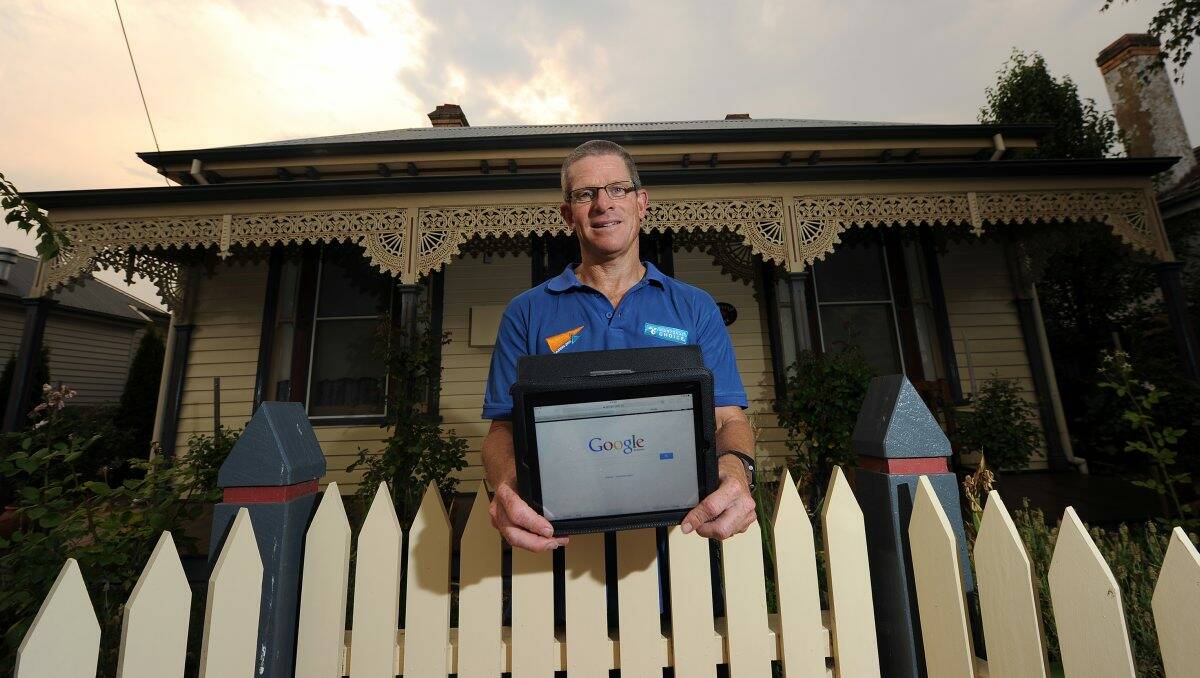 Stephen Britton, who has recently signed up to the NBN at his Lake Wendouree premises, has said the high-speed internet connection hasn’t lived up to his expectations.