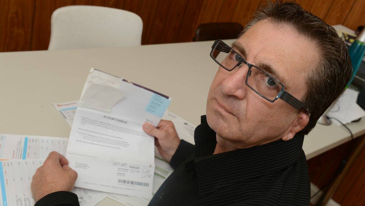 Carl Groves of Skipton struggles to survive on the Newstart allowance. PICTURE: KATE HEALY 