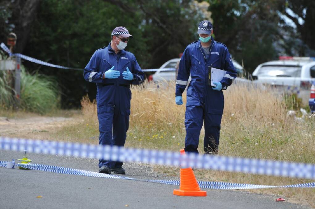 Police search for clues in the murder of 14-year-old boy Timothy O'Brien